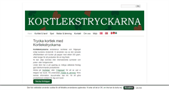 Desktop Screenshot of kortlekstryckarna.se