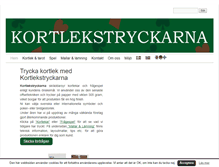 Tablet Screenshot of kortlekstryckarna.se